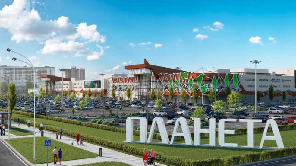 Озелененяем крупнейший торгово-развлекательный центр «Планета» в Перми 