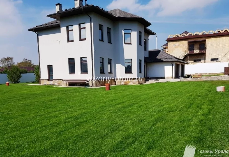 Благоустройство и озеленение территории частного дома (Пермь 2017)